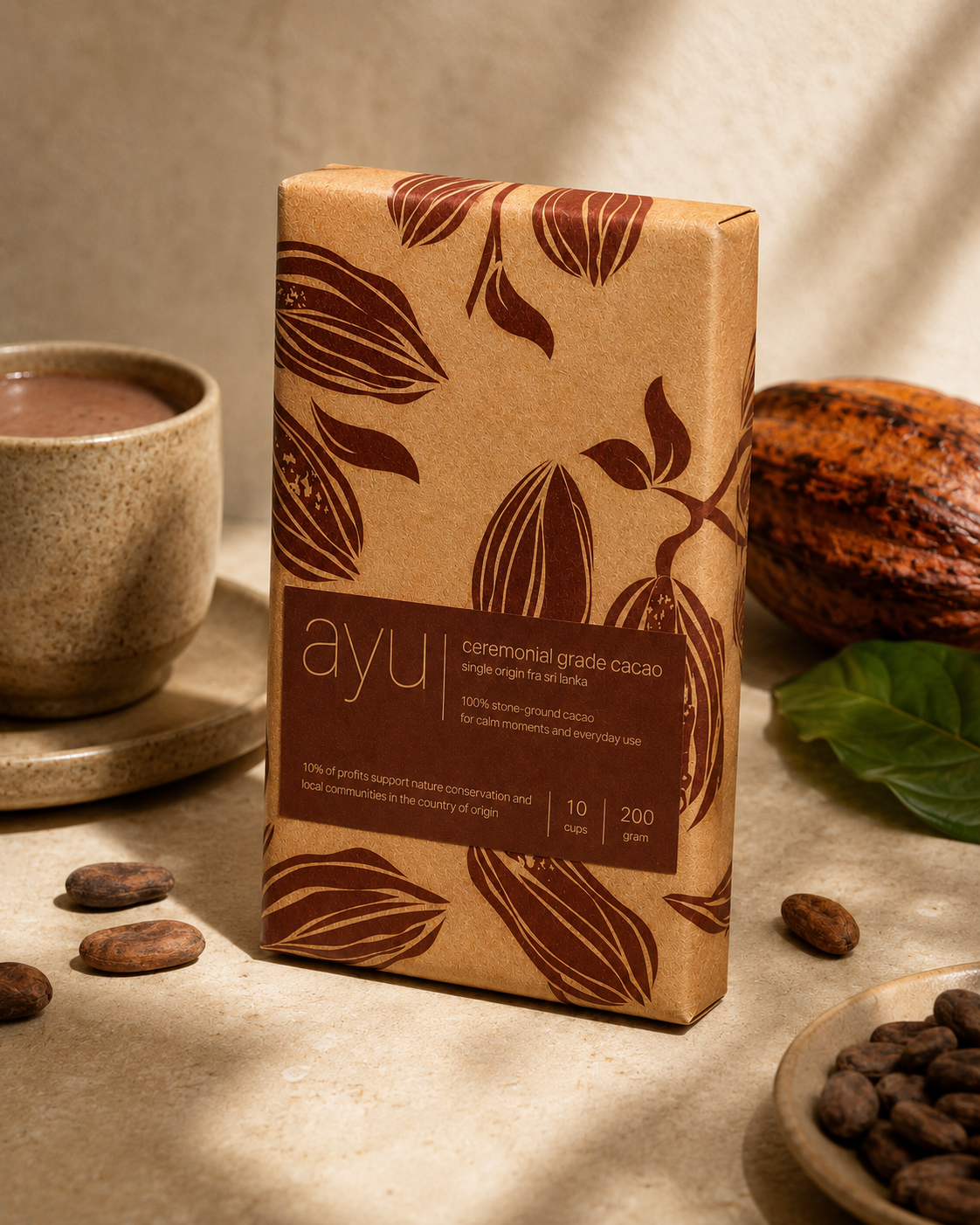 Ayu Ceremonial Grade Cacao - 100% ren kakao fra Sri Lanka