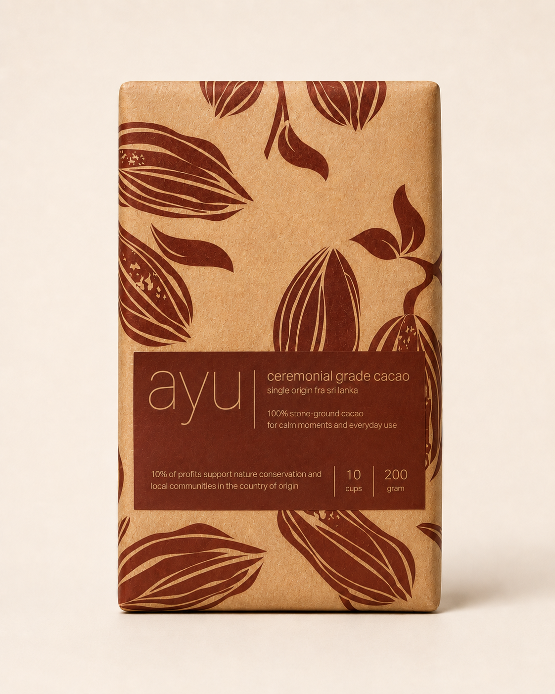 Ayu Ceremonial Grade Cacao - 100% ren kakao fra Sri Lanka